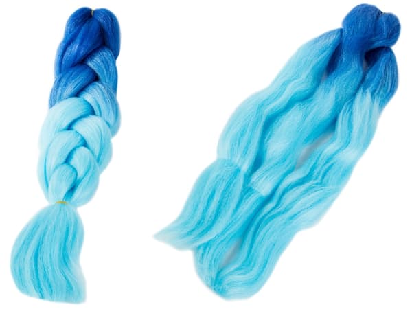 Jumbo Ombre -letti / Lisäkeletti - 60 cm Blå blue