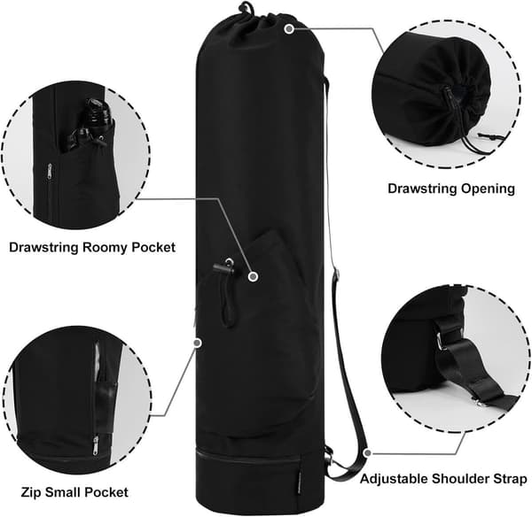 Large Waterproof Yoga Mat Bag - For Yoga & Exercise