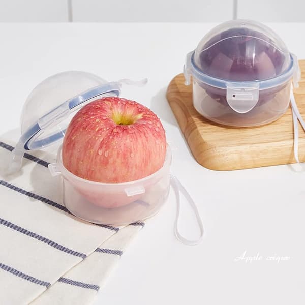 pieces - Fruit and Vegetable Storage Containers with Lids - Small Freezer Containers - Easy to Clean - Microwave Safe