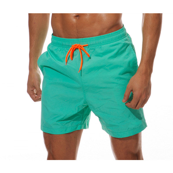 Wekity badeshorts for menn Quick Dry strandshorts med glidelåslommer og mesh (YKC10) zdq