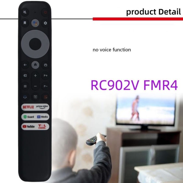 Fjernbetjening erstatning til TCL RC902V FMR2 FMR4 5 7 6 9 RC902V FMR4 ingen stemme RC902V FMR4 no voice