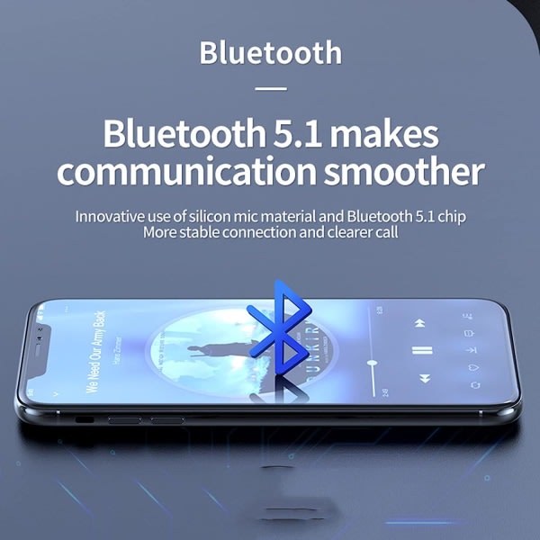 Bluetooth hörlurar med nackband Trådlösa hörlurar