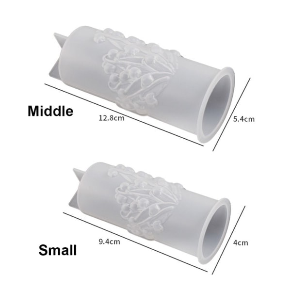 3D Cylinderform Kakaform MELLT Mellem Middle