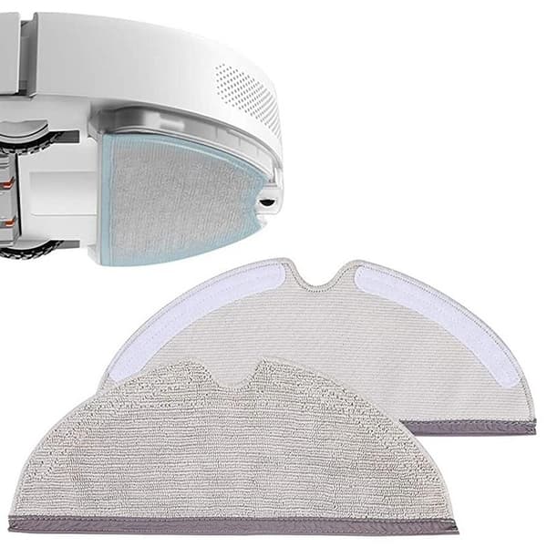 5-pack - Moppduk för Xiaomi Roborock S5, S6, S50, S51, S55, MaxV Grey grå