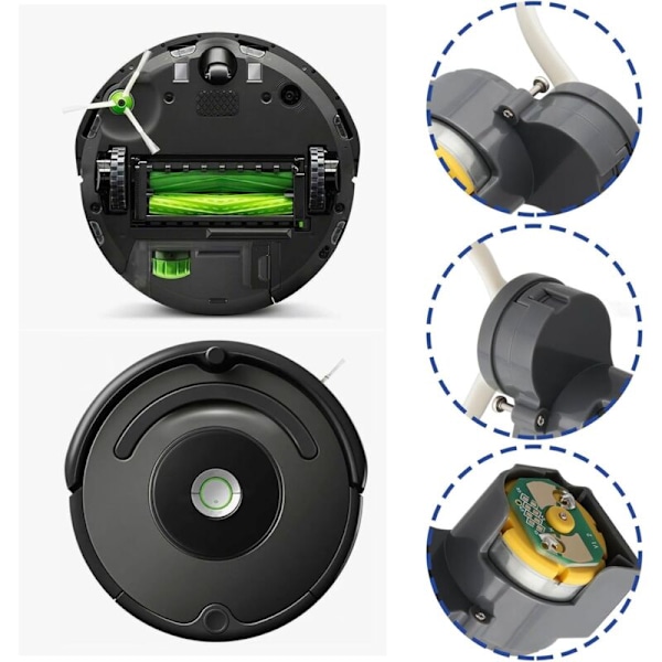 Sidebørstemotormodul til Irobot Roomba E6 E5 I7 500 600 700-serien irobot i7-tilbehør