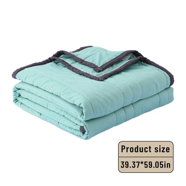 Sommarkyltäcke för varma sovande och nattsvett, svalkande täcke - Dubbelsidig kalleffektfilt Cooler Fiber,isfilt för hela säsongen Blue