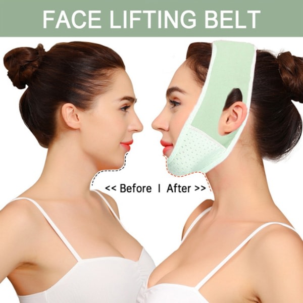 CDQ Face V-line Slimming Mask Bältesrem Double Chin Lifting Cheek