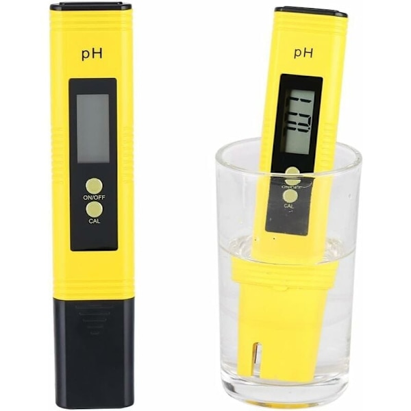 PH-måler, PH-vandkvalitetstester, professionel PH-tester LCD PH-testværktøj til swimmingpool, akvarium, plantage, drikkevand