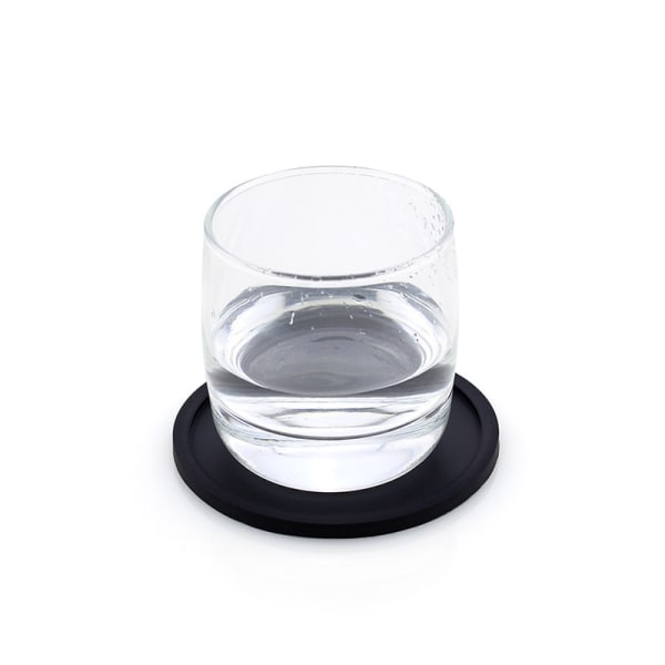 CDQ Filtunderlägg runde for glass - sett om 8 inkl. boks - design