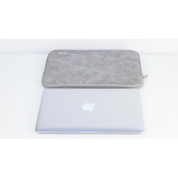 Computer sleeve / cover til bærbar computer lys grå 14 tommer 14 tum
