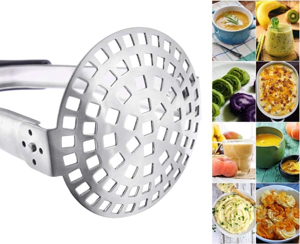 Kartoffelmoser - rustfrit stål - ergonomisk design