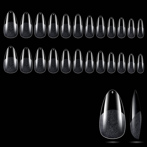 CDQ Konstgjorda naglar nageltips 240 stykken falska naglar