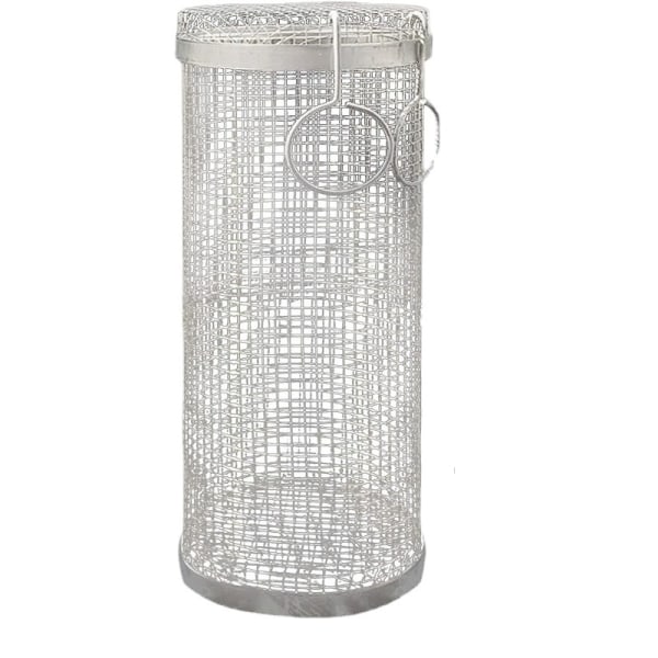 BBQ Cage utendørs grillsylinder i rostfritt stål 30*9*9cm