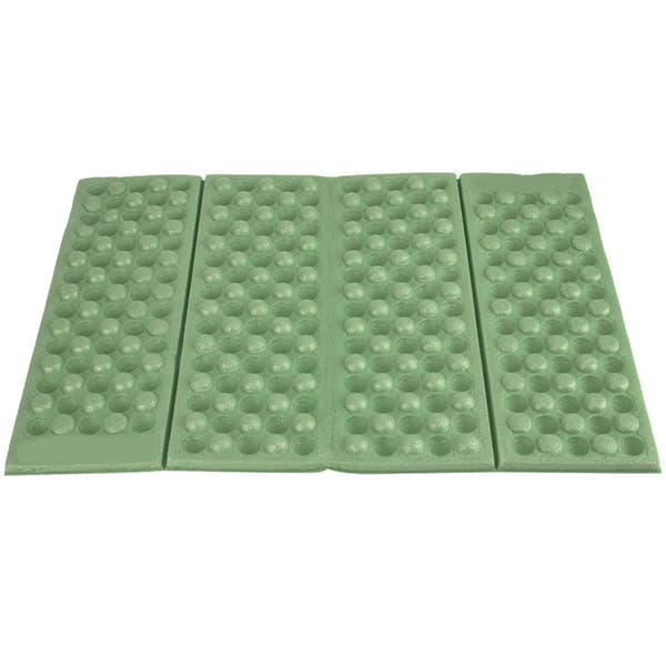 Versatile Outdoor Mat, Lightweight Xpe Material with Folding Design for Yoga Sessions, Comfortable Egg Crate Shape with Waterproof Black Backing