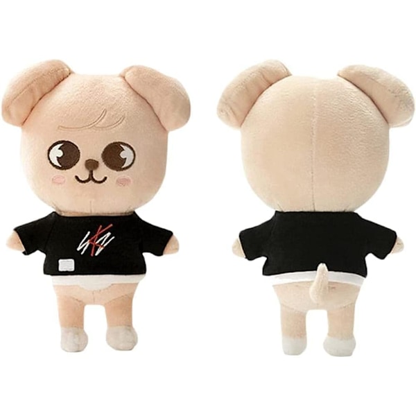 (Arbetardagskampanj!) 20 cm Kpop Stray Kids Skzoo Tecknad Plyschdocka Ny Stil SKZ Design för Fans (Valp) Dog