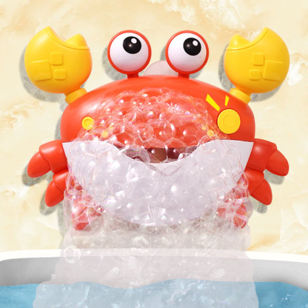 Baby badleksaker, hånddusch sprinkler simsköldpadda badleksaker Bubble Crab