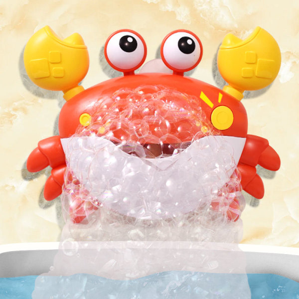 Baby badleksaker, handdusch sprinkleri simsköldpadda badleksaker Bubble Crab