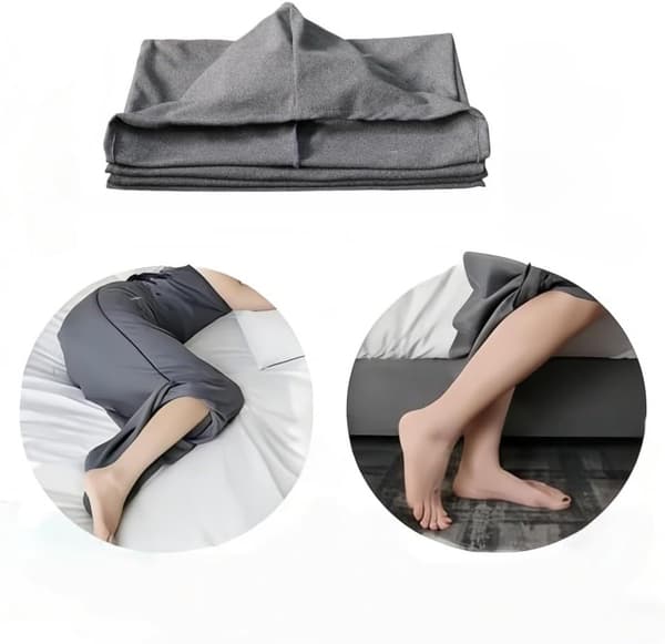 Hætteformet Rejse Sovepose til Voksne, Strækbar Åndbar Polyester Sovepose Liner med Kompression til Camping, Flyrejser, Udendørs, Grå 185x50cm