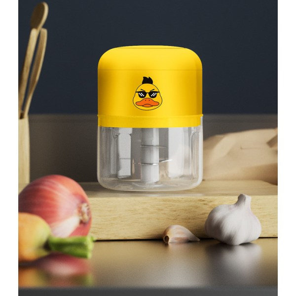Lille gule and automatisk hvidløgspresser 150ML