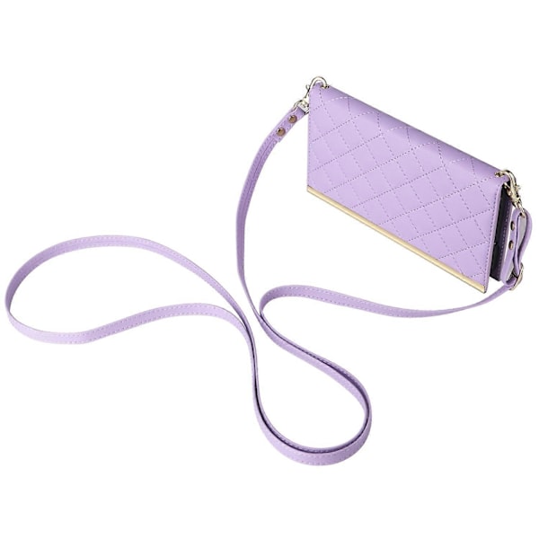 Læderetui med sugekop og 3 kortlommer til Samsung Galaxy S21 FE 5G [HK] Style E Style E Multicolor