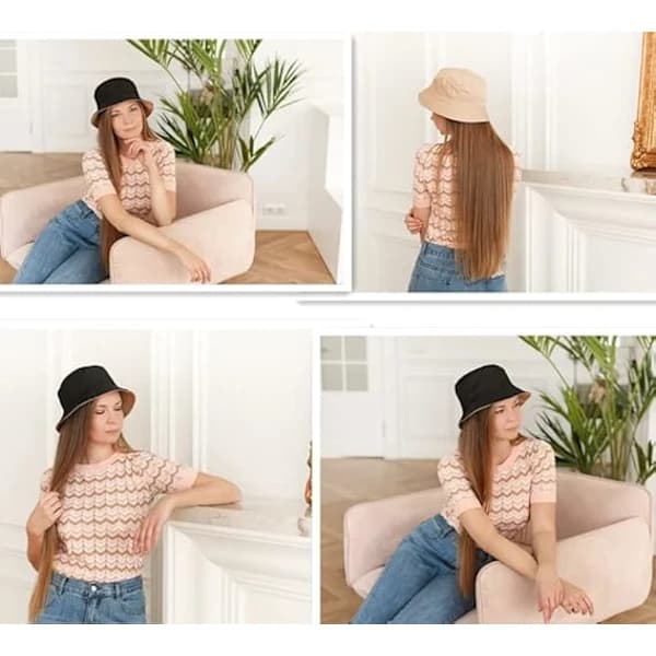 Bøttehatt Unisex Bomulls Solhatt
