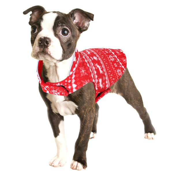 CDQ Holiday Christmas Classic koiran villapaita, kylmän sään pieni