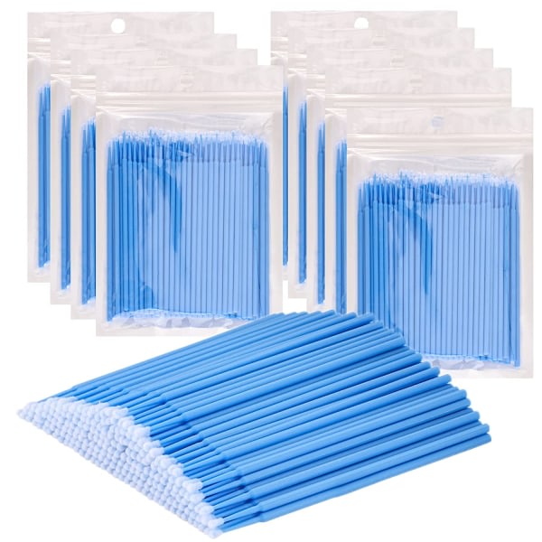 1000 kpl sinisiä kertakäyttöisiä mikrosiveltimiä, kulmakarvat #N/A