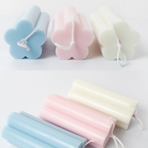 Forme til Blommeblomster i Klar Plast til Lysfremstilling one size