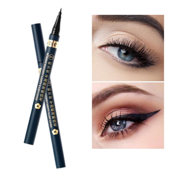 Flytande Eyeliner Pen Inte lätt att smeta ut long Lasting Color Eye Wa 2# ruskea 1