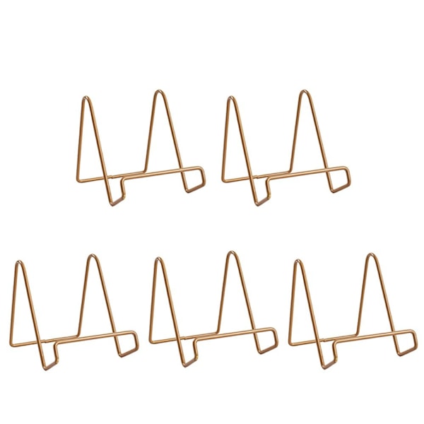 5-pack Tallriksställ Bildramställ GULD MELLAN GULD GOLD MEDIUM
