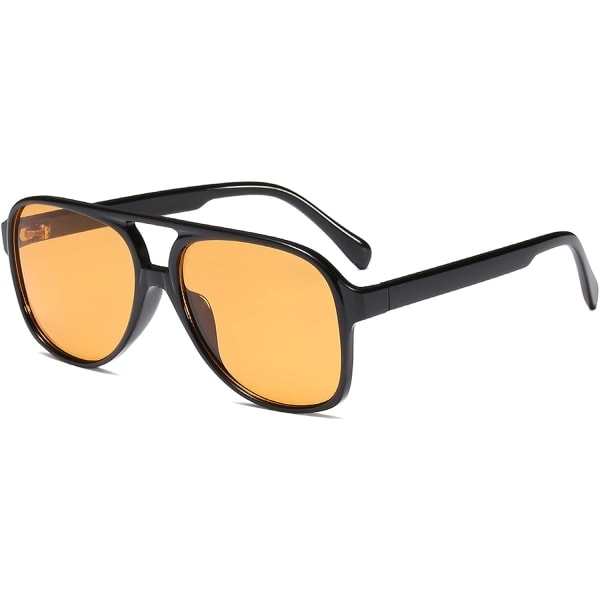 Klassiska Vintage Aviator Aurinkolasit Naisille Miehille Suuri Kehys Retro 70-luvun Aurinkolasit