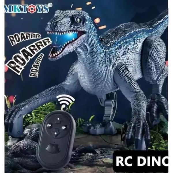 Fjernstyrt Dinosaur Dinosaurie Leke Radiostyrt Robot Dinosaurie med Kontroller Gave til Barn Gutter 3 4 5 6+ år