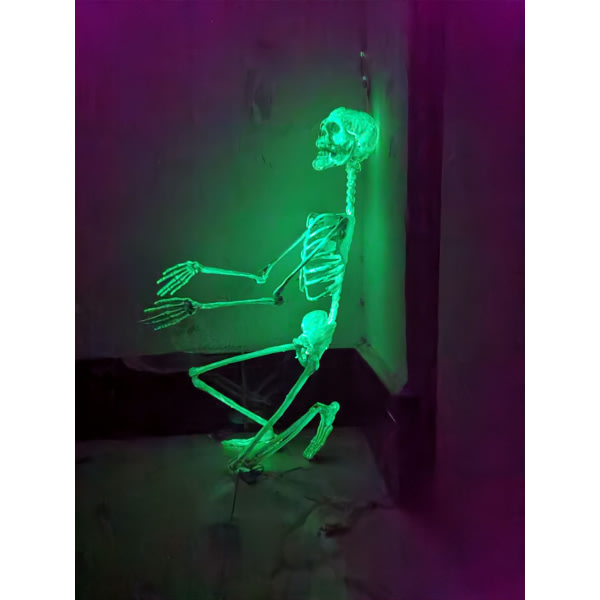 CDQ Spökfestival skräck koristelu Halloween koristelu gasväv bloo