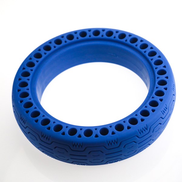 For Xiaomi Electric Scooter Solid Tire Multicolor Honeycomb Tire Hollow Non-Pneumatic Tire M365 Explosion-Proof Solid Tire svart