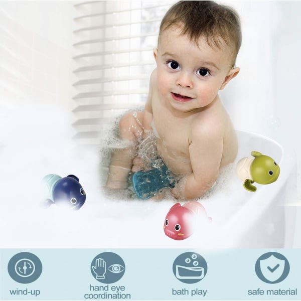 Badleksakspresent för pojkar och flickor i åldern 1-5 år, för pojkar och flickor i åldern 1-4 år, födelsedagspresent för baby