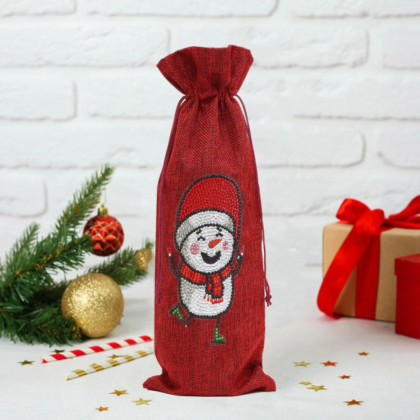 Special Drill Wine Bottle Covers Kit för julbord dec