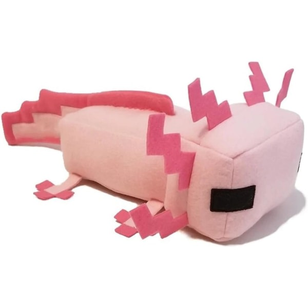 CDQ Axolotl plysch, Axolotl plyschleksaker, rosa plysch, for fans alder