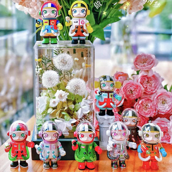 CDQ Random e Anime Figur SPACE MOLLY SERIES Blind Box Legetøj Dukke