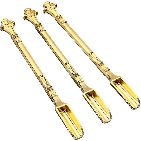 Mini sked spade sked, porslin berlock, hemtillbehör hängen halsband (guld, silver) 10 st