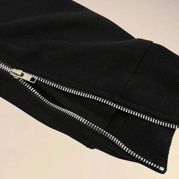 Brave Soul Mens Fredrick joggingbukser med dobbelt lynlås X Black XL zdq