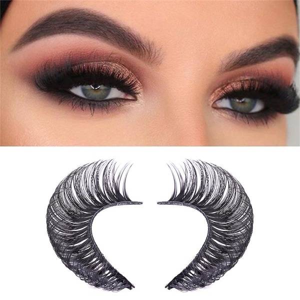 10 par tykke øyenvipper Natural Wispy Fluffy 3d Falske Øyenvipper Russiske Strip Lashes10 Par002