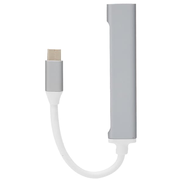 Exakt Musrörelse 4-i-1 USB C-hubb med 4 USB-portar (1 x USB 2.0, 3 x USB 3.0), stöder lagringsdiskar, tangentbord och mus, hårddiskar eller valfritt