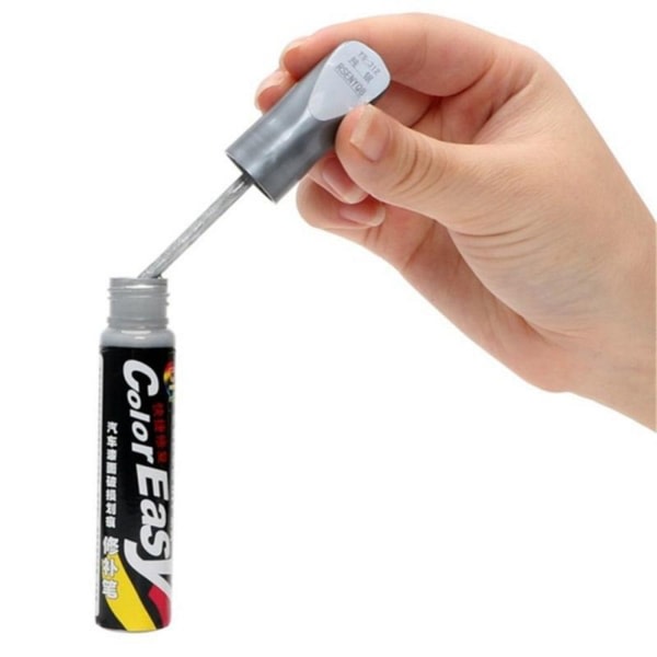 Bilfarve Fix Pen Billack Reparationsbørste SILVER sølv silver