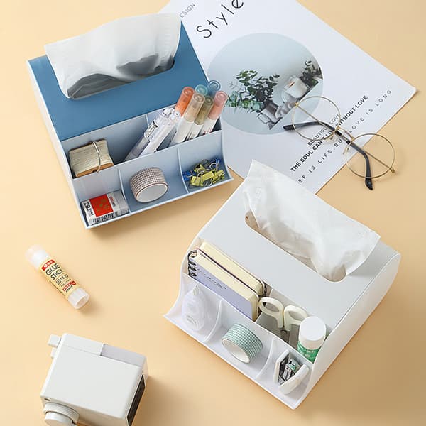 Serviettholder og nettbrettholder organizer for soverom og skrivebord