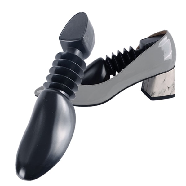 Plast Fjäderbelastad Shoe Tree Shaper Stretcher