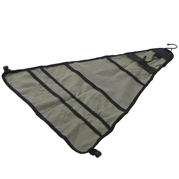Foldable Adjustable Cutlery Storage Bag with Multiple Pockets for Backpacking BBQ Camping Hiking