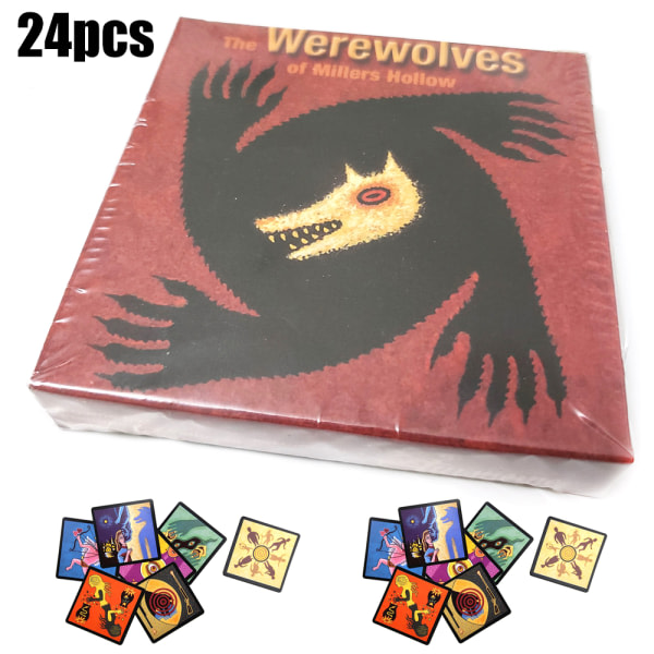Werewolf Card Game Party Gathering versjon Brettspillkortsett zdq