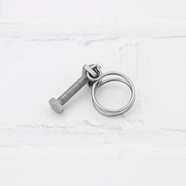 20 Pieces Adjustable 18 - 22 mm Hose Clamp...