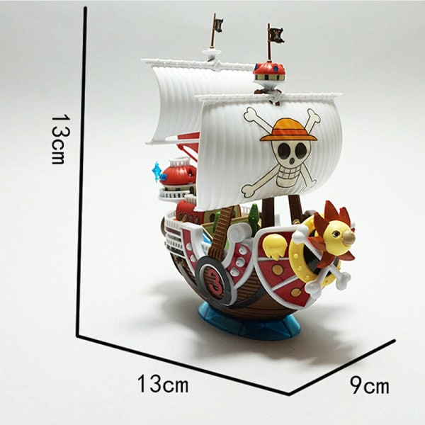 One Piece TUSEN SOLIG Piratskepp modell leksak monterad kollek 1 one size