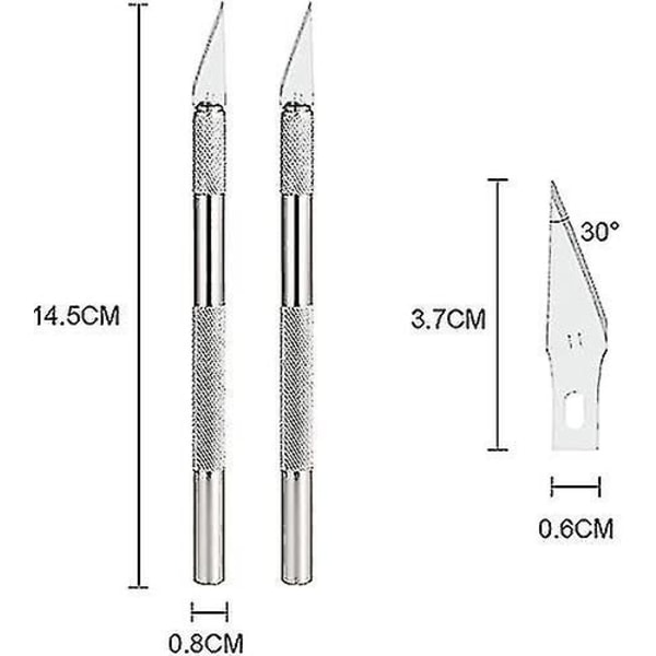 CNE Skalpell Precision Work Cutter 2 Med 42 Klinger Til - Perfekt